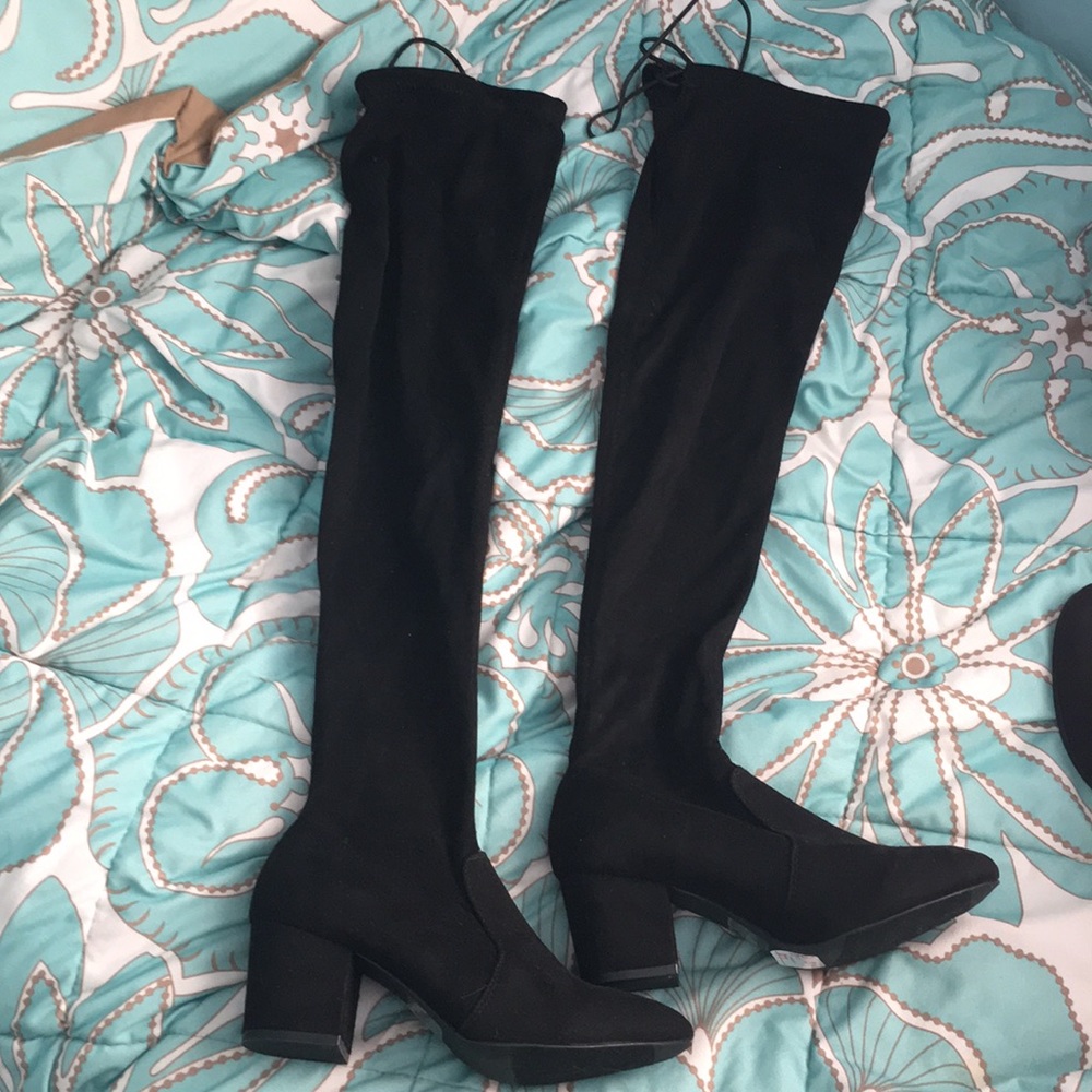 Heeled over the knee boots
